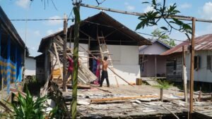Gotong Royong Satgas TMMD dan Warga Percepat Pengerjaan Jalan Desa Bandaraya
