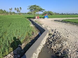 Impian petani Jadi Nyata, Jalan Tani TMMD Ke-129 Kodim 1404/Pinrang Nantinya Bikin Truk Langsung Masuk Ke Lahan Sawah
