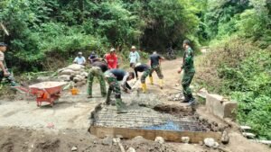 Satgas TMMD ke-129 Kodim 1407/Bone Intensifkan Perbaikan Dekker Titik 4 di Dusun Jawi-Jawi