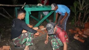 Satgas TMMD Ke-129 Kodim 0911/Nunukan Lembur Rampungkan Rehab RTLH Pak Hamsah Demi Capai Target Penutupan