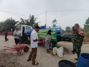 Kodim 1014/Pbn Tawarkan Bantuan Air Bersih untuk Masyarakat Pasir Panjang